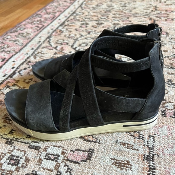 SOLD ON DEPOP - Sport Tumbled Nubuck Leather Sneaker Sandals with Back Zipper - Picture 4 of 7